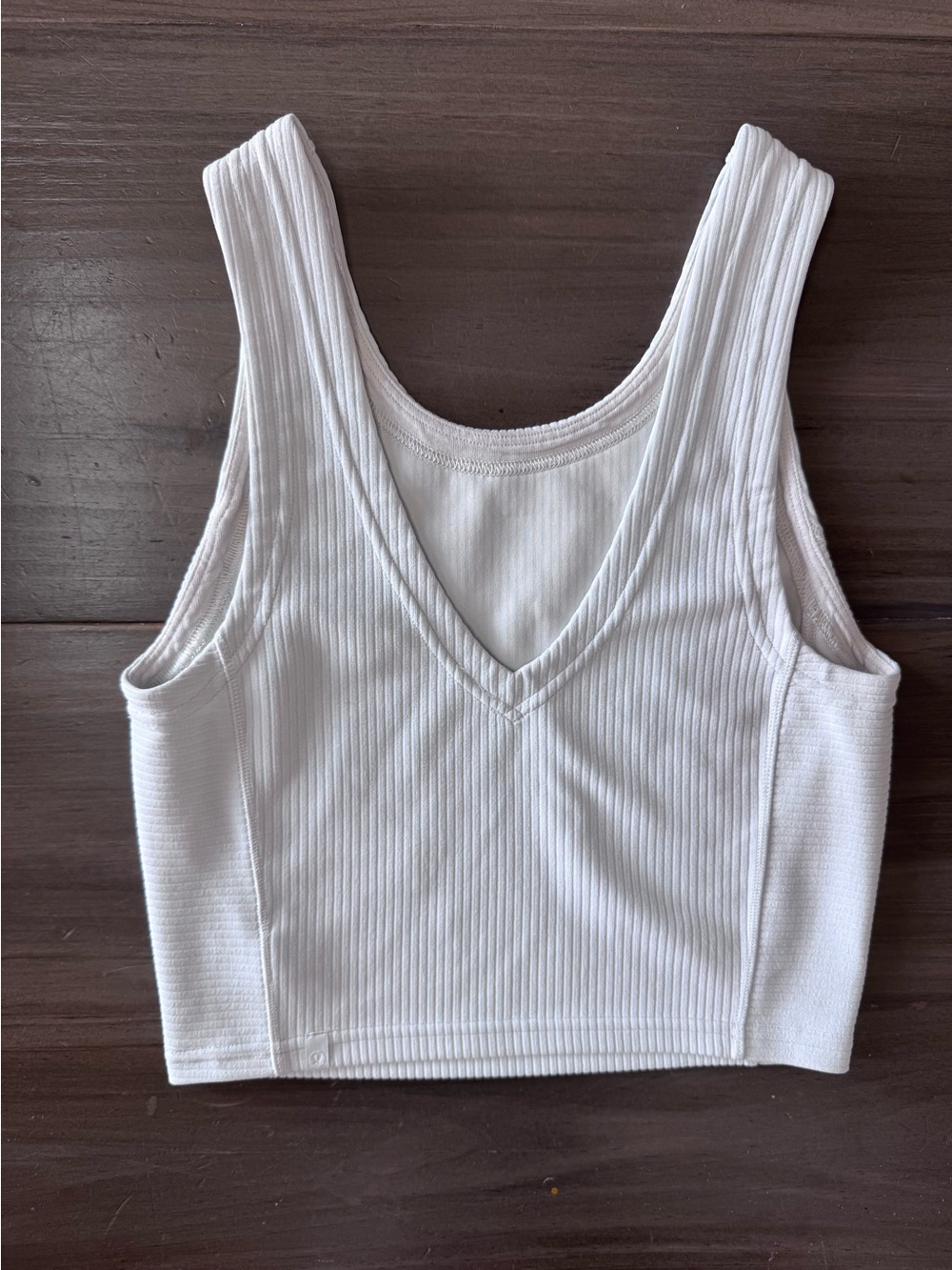 Lululemon Softstreme Ribbed Cropped Tank Women’s 2 Light Mint